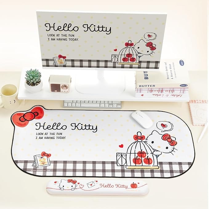GeekShare x Sanrio HelloKitty Mousepads & Wrist Rest GeekShare x Sanrio HelloKitty Mousepads & Wrist Rest