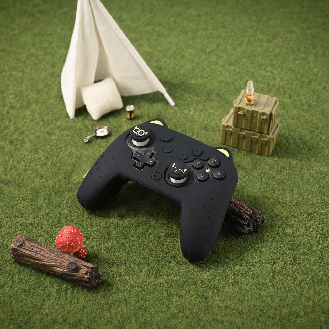 Luo Xiaohei Cat Ear Silicone Controller Cover for NS2 Pro