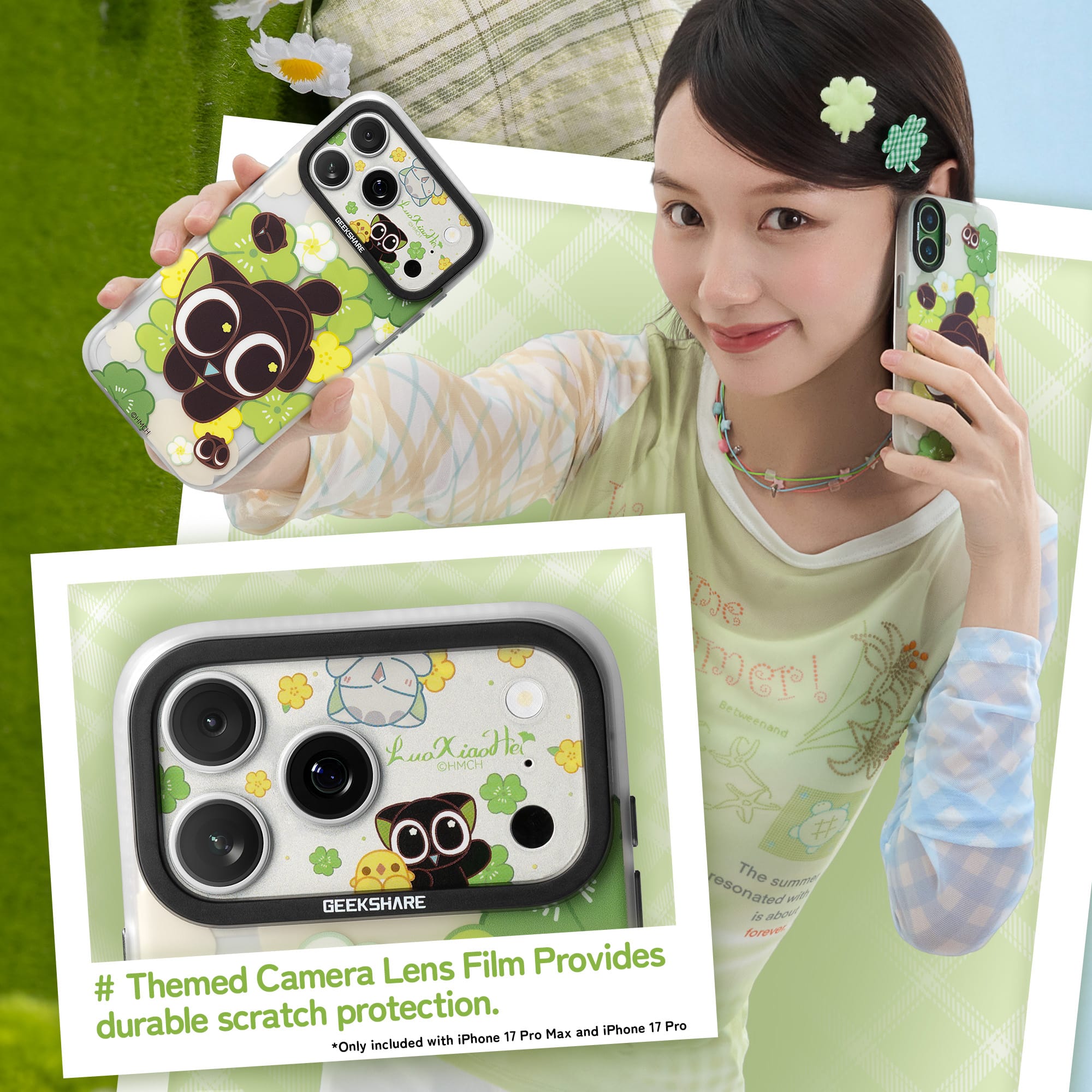 Luo Xiaohei Floral Dream Journey Case for iPhone 17 Series
