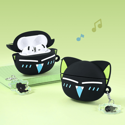 Luo Xiaohei Meow Beat Protective Case for AirPods 4