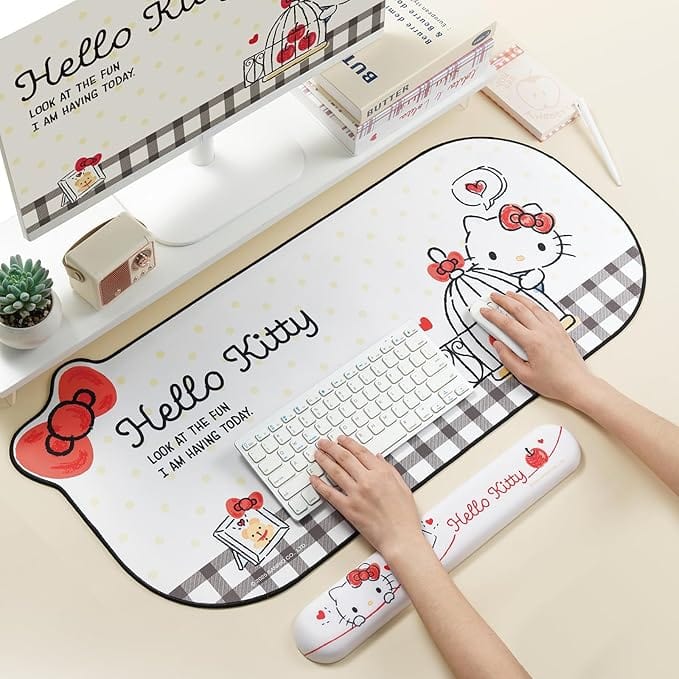 GeekShare x Sanrio HelloKitty  Mousepads & Wrist Rest GeekShare x Sanrio HelloKitty  Mousepads & Wrist Rest