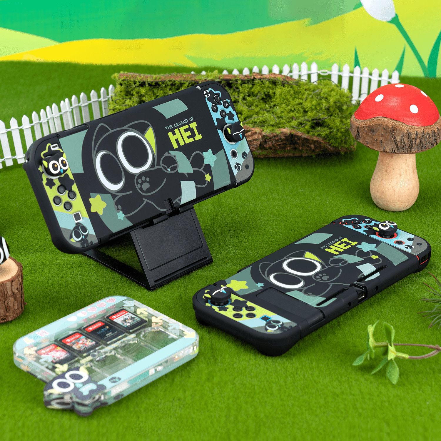 HEI Series Protective Case & Thumb Grips & Carrying Bag
